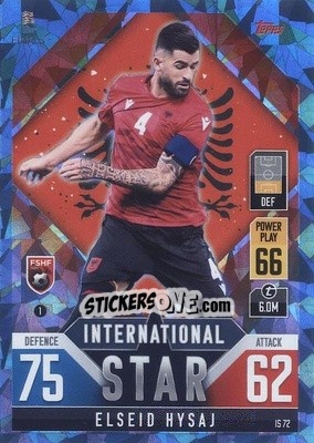 Cromo Elseid Hysaj - The Road to UEFA Nations League Finals 2022-2023. Match Attax 101 - Topps