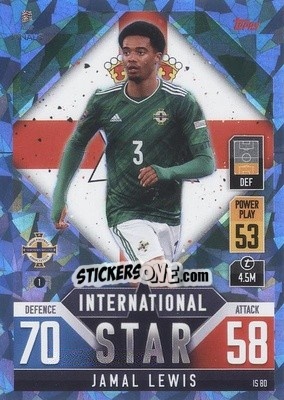 Sticker Jamal Lewis - The Road to UEFA Nations League Finals 2022-2023. Match Attax 101 - Topps
