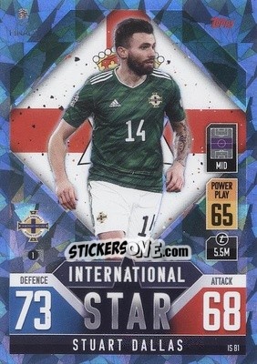 Cromo Stuart Dallas - The Road to UEFA Nations League Finals 2022-2023. Match Attax 101 - Topps