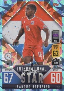 Figurina Leandro Barreiro - The Road To Uefa Nations League Finals 2022-2023. Match Attax 101 n. IS83b - Topps