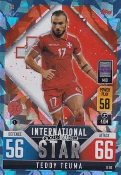 Sticker Teddy Teuma - The Road To Uefa Nations League Finals 2022-2023. Match Attax 101 n. IS96b - Topps