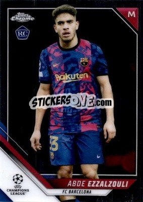 Sticker Abde Ezzalzouli - UEFA Champions League Chrome 2021-2022 n. 165 - Topps