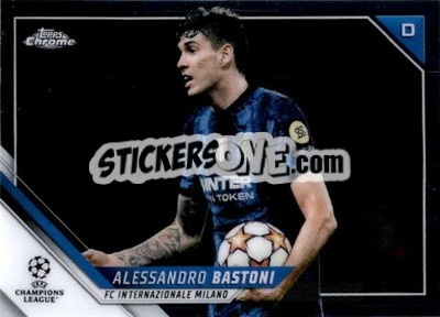 Sticker Alessandro Bastoni - UEFA Champions League Chrome 2021-2022 - Topps