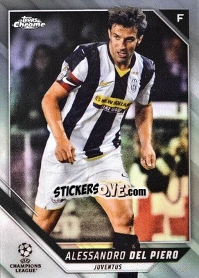 Sticker Alessandro Del Piero - UEFA Champions League Chrome 2021-2022 n. L-2 - Topps