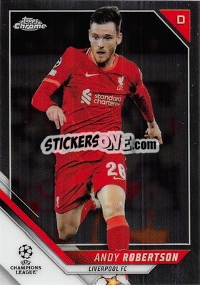 Sticker Andy Robertson - UEFA Champions League Chrome 2021-2022 n. 125 - Topps