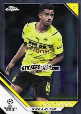 Sticker Ansgar Knauff - UEFA Champions League Chrome 2021-2022 n. 6 - Topps