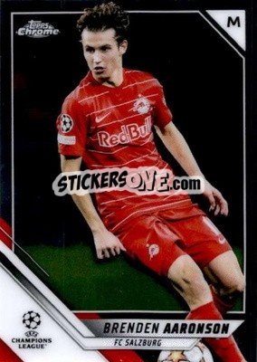 Sticker Brenden Aaronson - UEFA Champions League Chrome 2021-2022 n. 97 - Topps