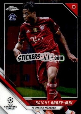 Sticker Bright Arrey-Mbi - UEFA Champions League Chrome 2021-2022 n. 132 - Topps