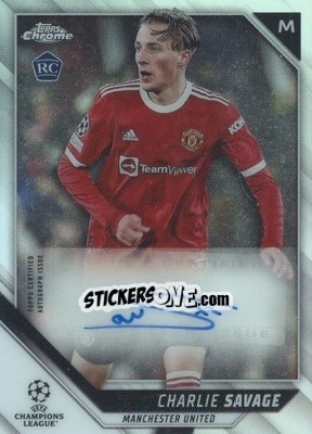 Sticker Charlie Savage - UEFA Champions League Chrome 2021-2022 - Topps