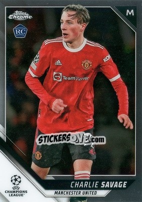 Sticker Charlie Savage - UEFA Champions League Chrome 2021-2022 n. 70 - Topps