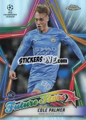 Sticker Cole Palmer - UEFA Champions League Chrome 2021-2022 - Topps