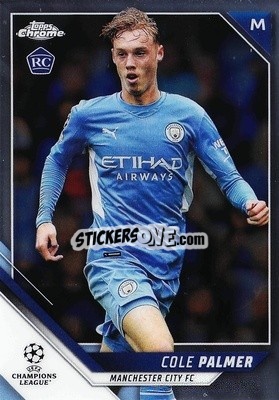 Sticker Cole Palmer - UEFA Champions League Chrome 2021-2022 - Topps