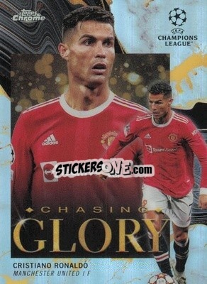 Sticker Cristiano Ronaldo - UEFA Champions League Chrome 2021-2022 n. CG-17 - Topps
