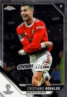 Sticker Cristiano Ronaldo - UEFA Champions League Chrome 2021-2022 n. 10 - Topps