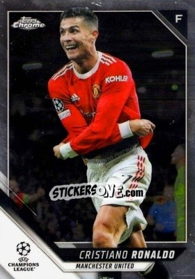 Sticker Cristiano Ronaldo - UEFA Champions League Chrome 2021-2022 - Topps