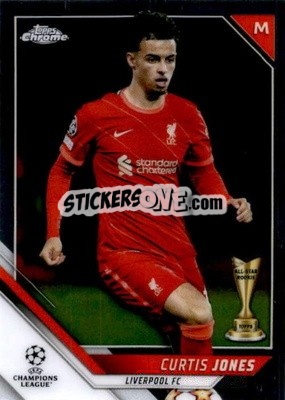 Sticker Curtis Jones - UEFA Champions League Chrome 2021-2022 n. 136 - Topps