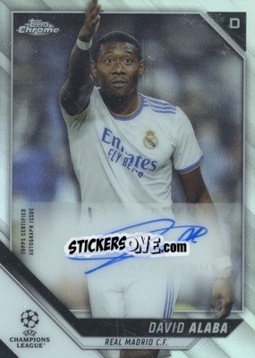 Figurina David Alaba - UEFA Champions League Chrome 2021-2022 - Topps