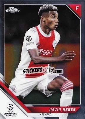 Sticker David Neres - UEFA Champions League Chrome 2021-2022 n. 103 - Topps