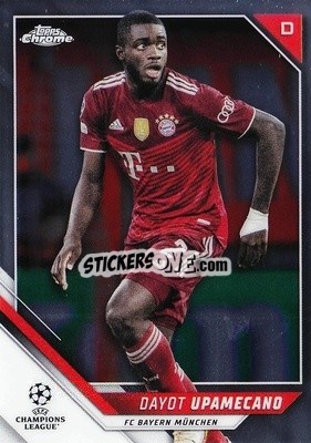 Sticker Dayot Upamecano - UEFA Champions League Chrome 2021-2022 n. 119 - Topps