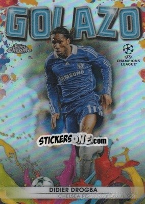 Sticker Didier Drogba - UEFA Champions League Chrome 2021-2022 n. G-5 - Topps