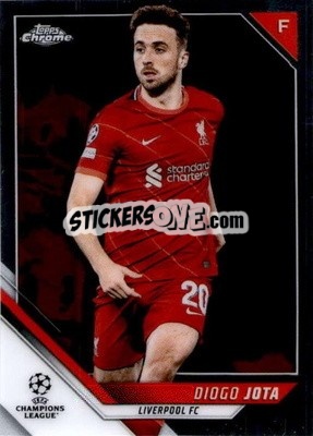 Sticker Diogo Jota - UEFA Champions League Chrome 2021-2022 n. 180 - Topps