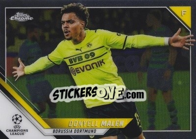 Sticker Donyell Malen - UEFA Champions League Chrome 2021-2022 - Topps