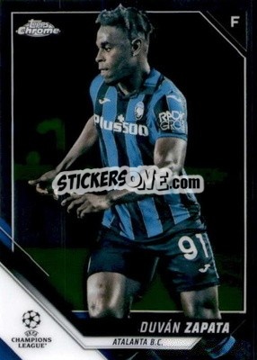 Sticker Duvan Zapata - UEFA Champions League Chrome 2021-2022 n. 83 - Topps