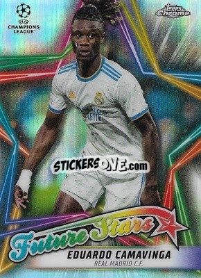 Sticker Eduardo Camavinga - UEFA Champions League Chrome 2021-2022 n. FS-12 - Topps