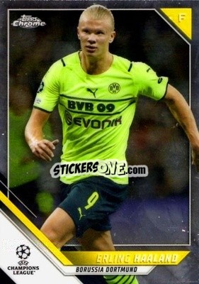 Sticker Erling Haaland - UEFA Champions League Chrome 2021-2022 - Topps