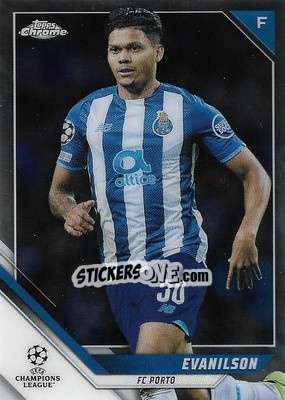 Sticker Evanilson - UEFA Champions League Chrome 2021-2022 n. 118 - Topps