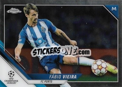Sticker Fabio Vieira - UEFA Champions League Chrome 2021-2022 n. 163 - Topps