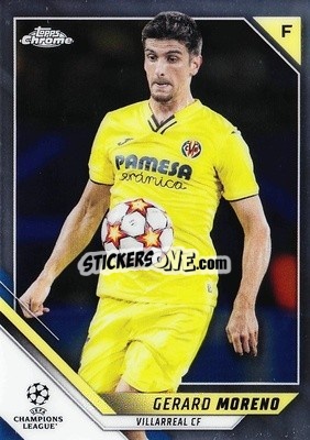 Sticker Gerard Moreno - UEFA Champions League Chrome 2021-2022 n. 23 - Topps