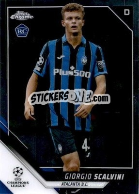 Sticker Giorgio Scalvini - UEFA Champions League Chrome 2021-2022 n. 15 - Topps