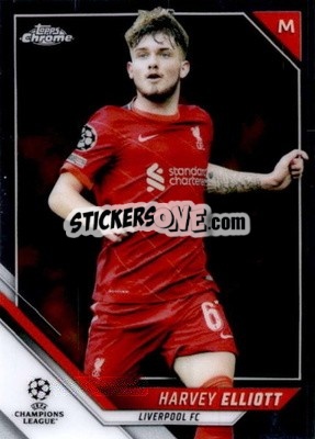 Sticker Harvey Elliott - UEFA Champions League Chrome 2021-2022 n. 27 - Topps