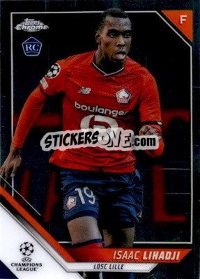 Sticker Isaac Lihadji - UEFA Champions League Chrome 2021-2022 n. 12 - Topps