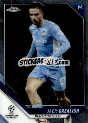 Sticker Jack Grealish - UEFA Champions League Chrome 2021-2022 n. 190 - Topps