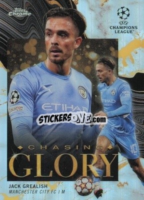 Sticker Jack Grealish - UEFA Champions League Chrome 2021-2022 n. CG-10 - Topps