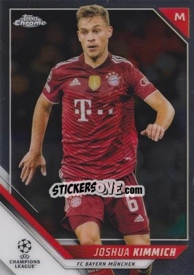 Sticker Joshua Kimmich - UEFA Champions League Chrome 2021-2022 n. 84 - Topps