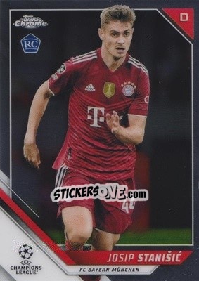 Figurina Josip Stanisic - UEFA Champions League Chrome 2021-2022 - Topps