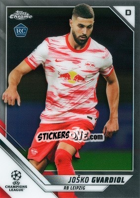 Sticker Josko Gvardiol - UEFA Champions League Chrome 2021-2022 - Topps