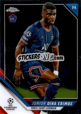 Sticker Junior Dina Ebimbe - UEFA Champions League Chrome 2021-2022 n. 176 - Topps
