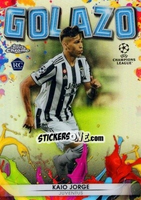 Sticker Kaio Jorge - UEFA Champions League Chrome 2021-2022 n. G-6 - Topps