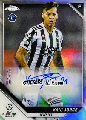 Sticker Kaio Jorge - UEFA Champions League Chrome 2021-2022 n. CA-KJ - Topps