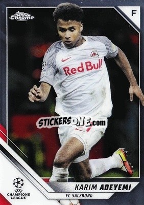 Sticker Karim Adeyemi - UEFA Champions League Chrome 2021-2022 n. 145 - Topps