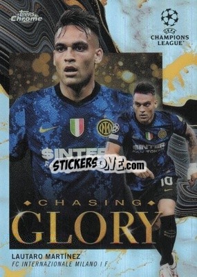 Sticker Lautaro Martinez - UEFA Champions League Chrome 2021-2022 - Topps