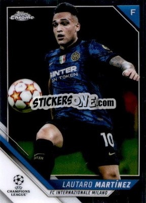 Sticker Lautaro Martinez - UEFA Champions League Chrome 2021-2022 n. 30 - Topps
