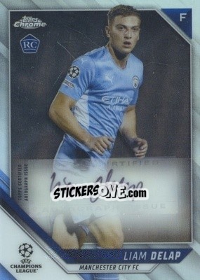 Sticker Liam Delap - UEFA Champions League Chrome 2021-2022 n. CA-LD - Topps