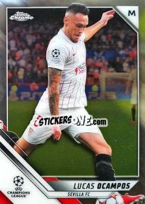 Sticker Lucas Ocampos - UEFA Champions League Chrome 2021-2022 - Topps