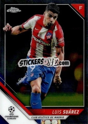 Sticker Luis Suarez - UEFA Champions League Chrome 2021-2022 n. 108 - Topps