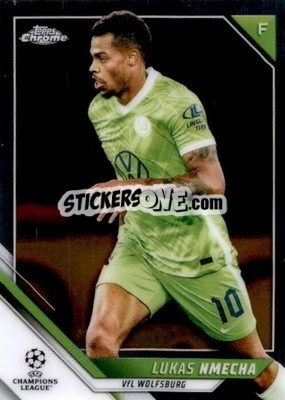 Sticker Lukas Nmecha - UEFA Champions League Chrome 2021-2022 n. 66 - Topps